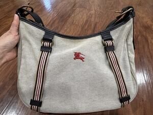Burberry Blue Label shoulder bag Canvas Gray Shoulder bag